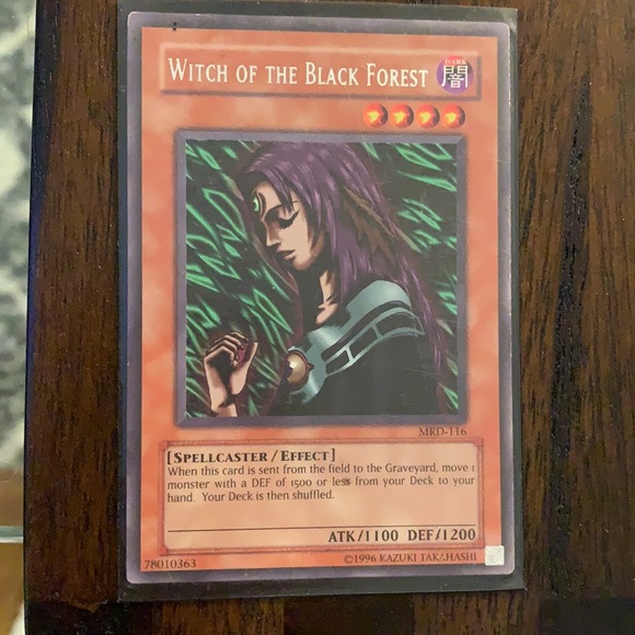 YU-GI-OH vintage card witch of the Black Forest - Picture 3 of 5